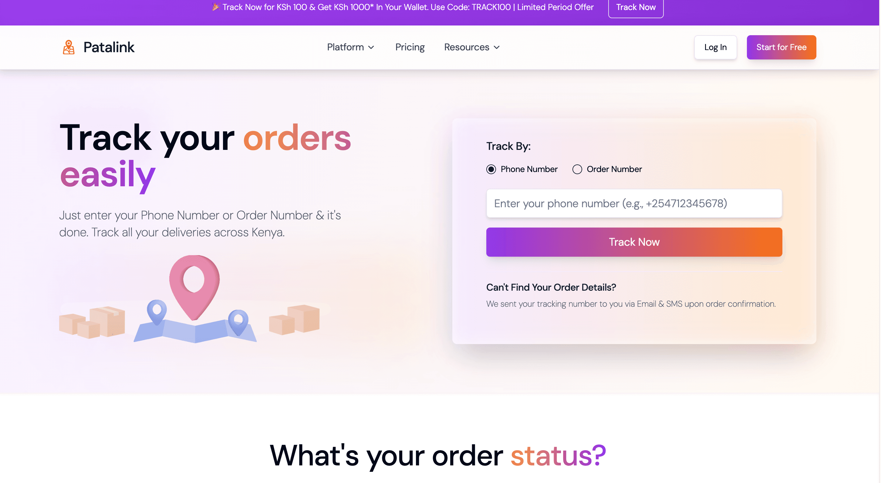 Patalink – Unified Order Tracking Platform